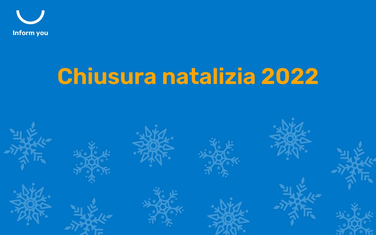 Chiusura natalizia 2022